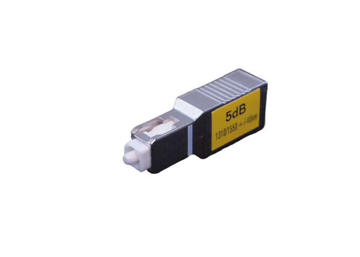 CTC Union FPAT-SC-05 SC/UPC Singlemode Optical Plug-type Attenuator, 1310&1550nm , 5.0dB, Fixed