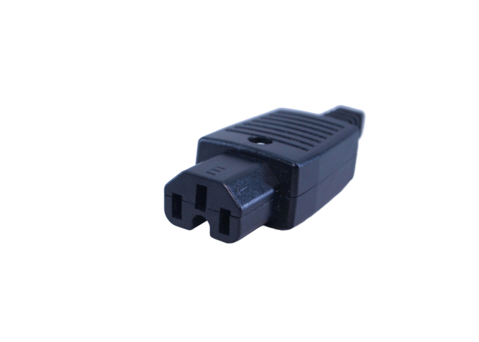 PSCO-C15-01 IEC320 C15 10A Rewireable Free Socket, Black